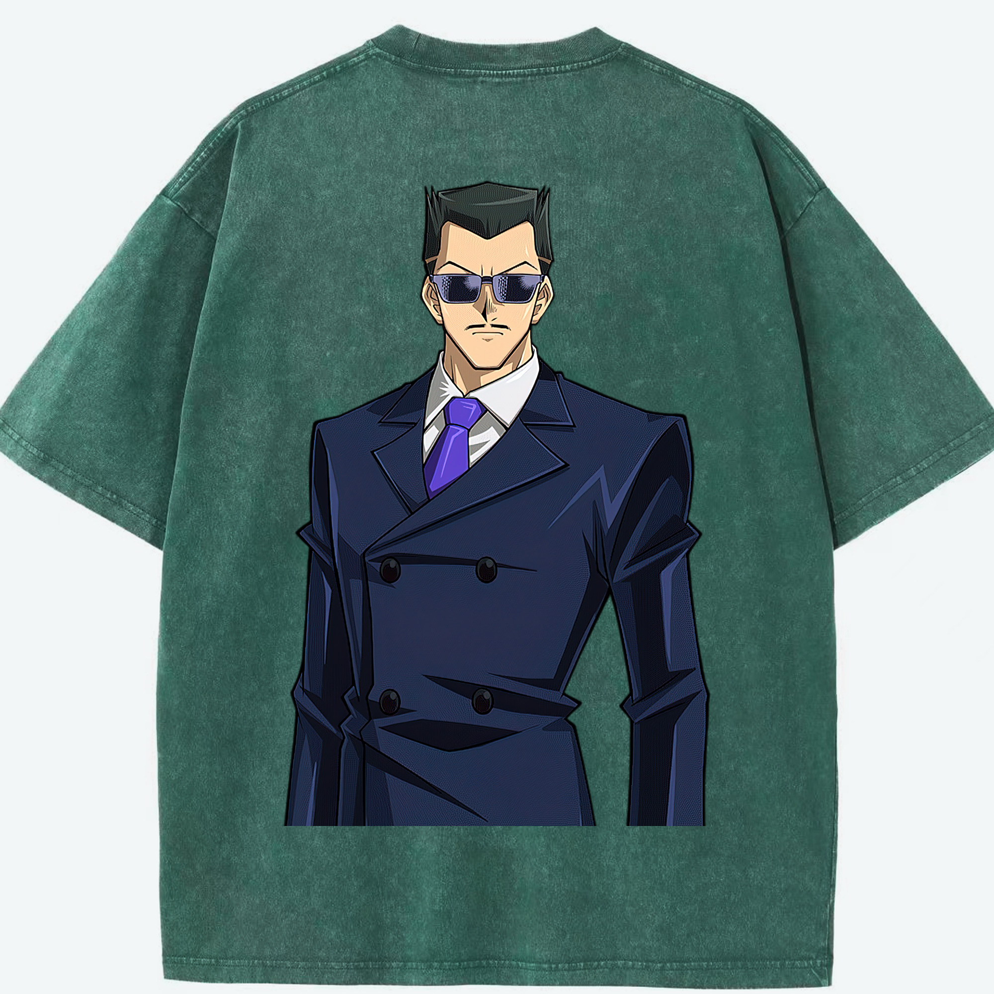 （画像用） 遊☆戯☆王 Yu-Gi-Oh! 綿100% ヴィンテージ風 半袖Tシャツ（背面プリント）